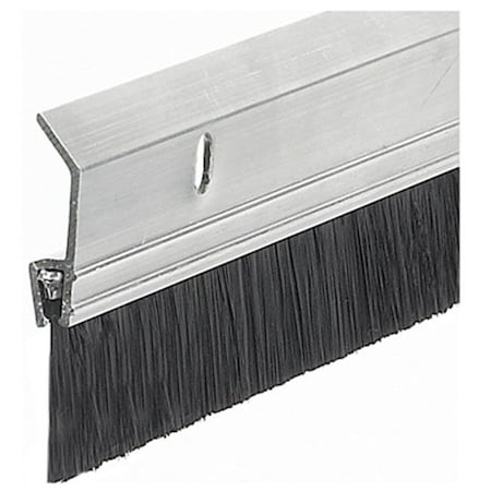 Thermwell Products Thermwell SB36H Heavy Duty Brush Door Sweep; Aluminum - 2 x 36 in. 176741